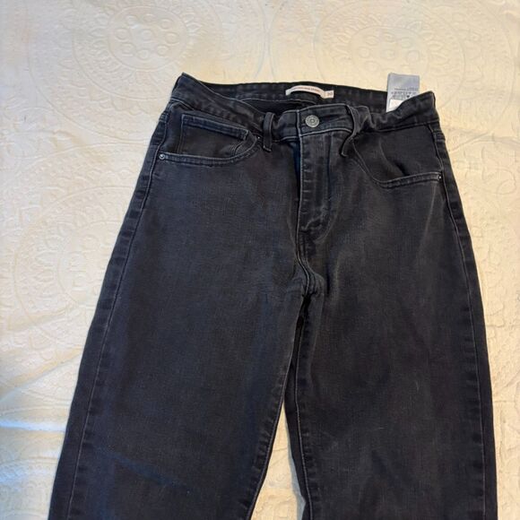 Levi's 721 High Rise Skinny size 30 Black Neutral High Rise Skinny Jeans - Picture 3 of 7